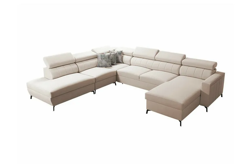 Galbally 5-sits Hörnbäddsoffa NO_BRAND beige, undefined
