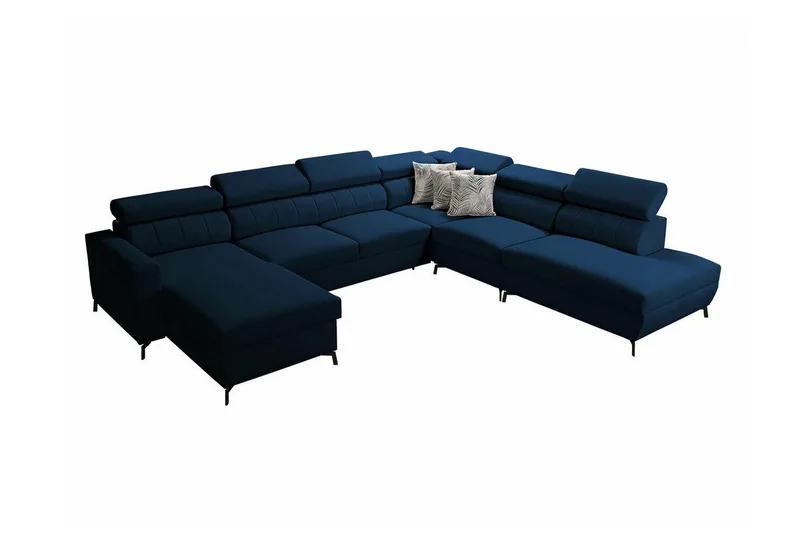 Galbally 5-sits Hörnbäddsoffa NO_BRAND Dark blue, undefined