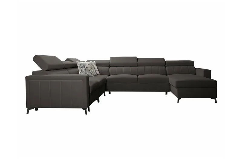 Galbally 5-sits Hörnbäddsoffa NO_BRAND Dark brown, undefined