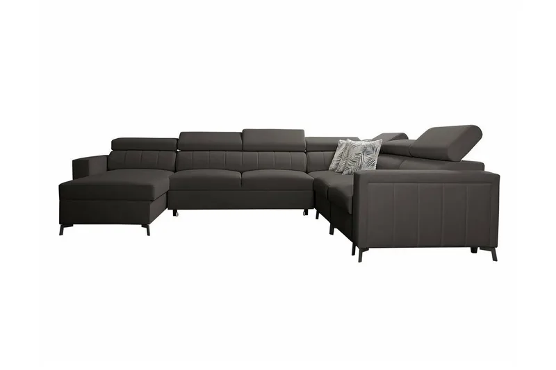 Galbally 5-sits Hörnbäddsoffa NO_BRAND Dark brown, undefined