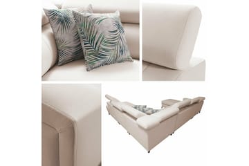 Galbally 5-sits Hörnbäddsoffa Pink - Möbler - Soffa - Bäddsoffa