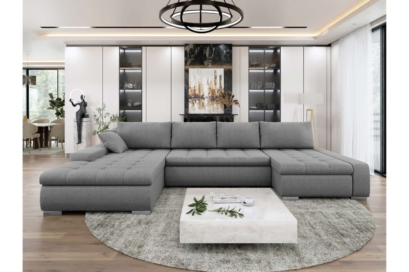 Gamal Bäddsoffa Dubbeldivan 4-sits - Grå - Möbler - Soffa - Bäddsoffa
