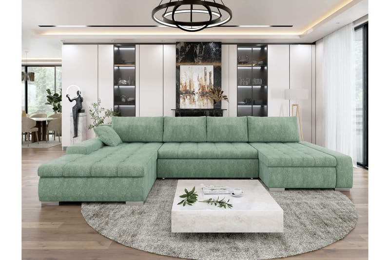 Gamal Bäddsoffa Dubbeldivan 4-sits - Grön - Möbler - Soffa - Bäddsoffa