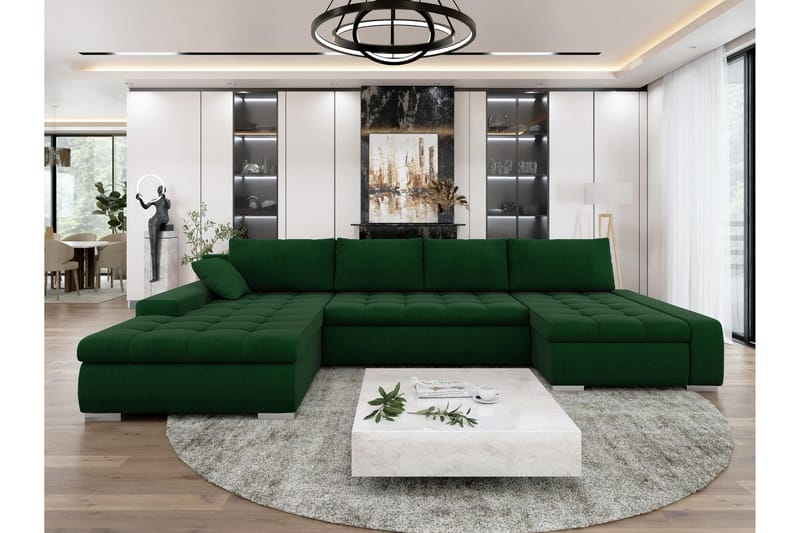Gamal Bäddsoffa Dubbeldivan 4-sits - Grön - Möbler - Soffa - Bäddsoffa
