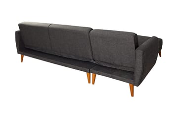Gjoni Bäddsoffa med Divan Vänster - Grå - Möbler - Soffa - Bäddsoffa