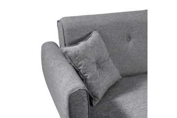 Gjoni Bäddsoffa med Divan Vänster - Grå - Möbler - Soffa - Bäddsoffa