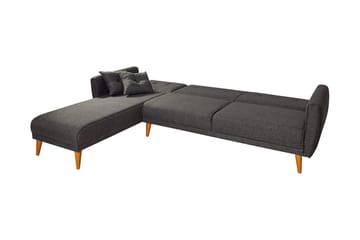 Gjoni Bäddsoffa med Divan Vänster - Grå - Möbler - Soffa - Bäddsoffa
