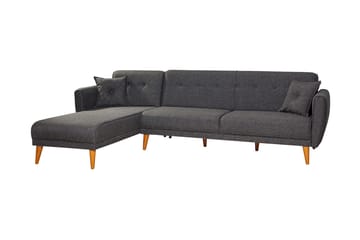 Gjoni Bäddsoffa med Divan Vänster - Grå - Möbler - Soffa - Bäddsoffa
