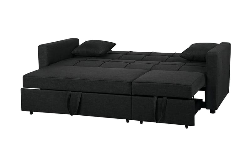 Glomma Bäddsoffa 207 cm - Svart - Möbler - Soffa - Bäddsoffa