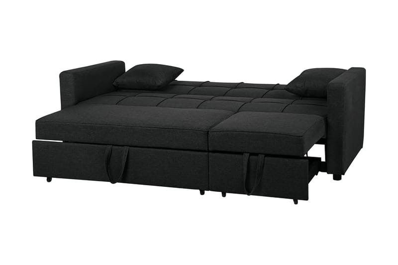 Glomma Bäddsoffa 207 cm - Svart - Möbler - Soffa - Bäddsoffa