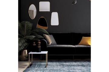Gonxhe 2-sits Rektangulär Längsbäddad Bäddsoffa 113x179 cm i Sammet - Svart - Möbler - Soffa - Bäddsoffa