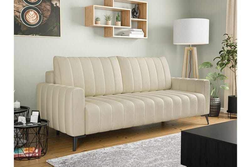 Graystone 2-sits Bäddsoffa NO_BRAND Beige/Light beige - Möbler - Soffa - Bäddsoffa