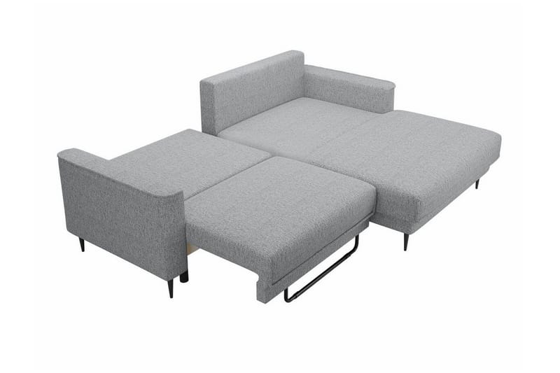 Graystone 2-sits Hörnbäddsoffa - Ljusgrå - Bäddsoffa - Hörnbäddsoffa