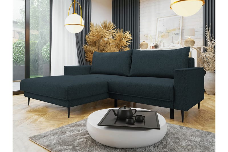 Graystone 2-sits Hörnbäddsoffa - Mörkblå - Möbler - Soffa - Bäddsoffa