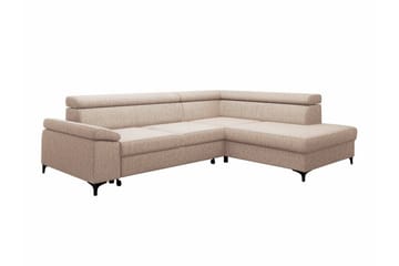 Graystone 3-sits Hörnbäddsoffa - Cream - Möbler - Soffa - Bäddsoffa