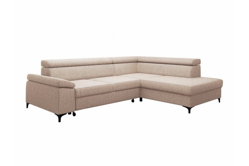 Graystone 3-sits Hörnbäddsoffa - Cream - Möbler - Soffa - Bäddsoffa