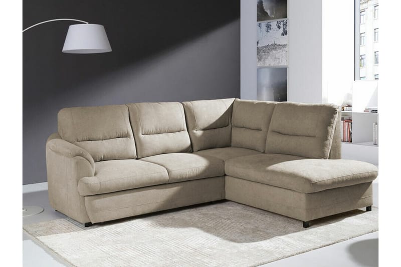 Graystone 3-sits Hörnbäddsoffa - Cream - Bäddsoffa - Hörnbäddsoffa