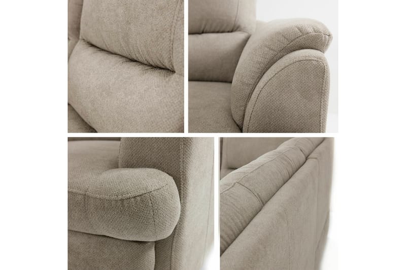 Graystone 3-sits Hörnbäddsoffa - Cream - Möbler - Soffa - Bäddsoffa