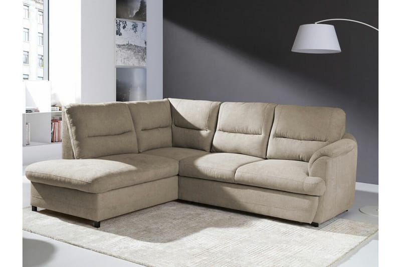 Graystone 3-sits Hörnbäddsoffa - Cream - Bäddsoffa - Hörnbäddsoffa