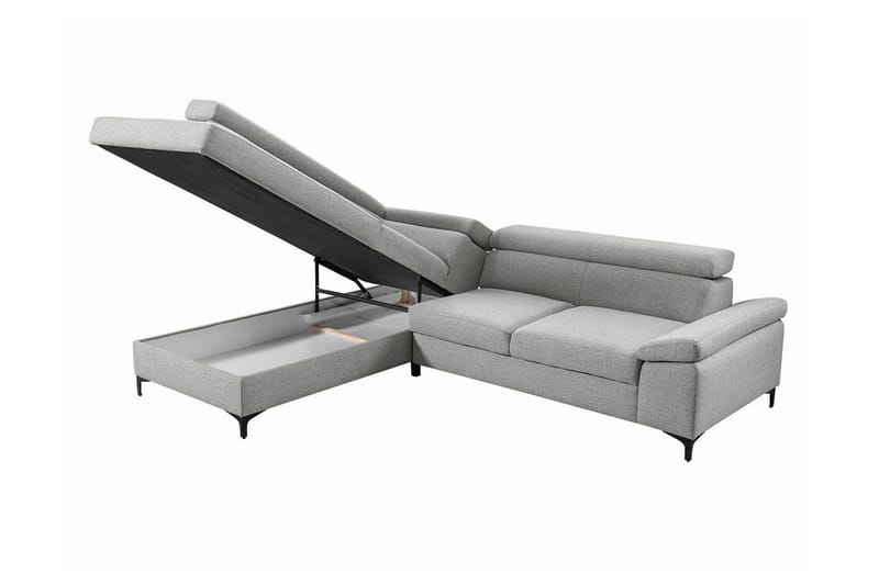 Graystone 3-sits Hörnbäddsoffa - Ljusgrå - Möbler - Soffa - Bäddsoffa
