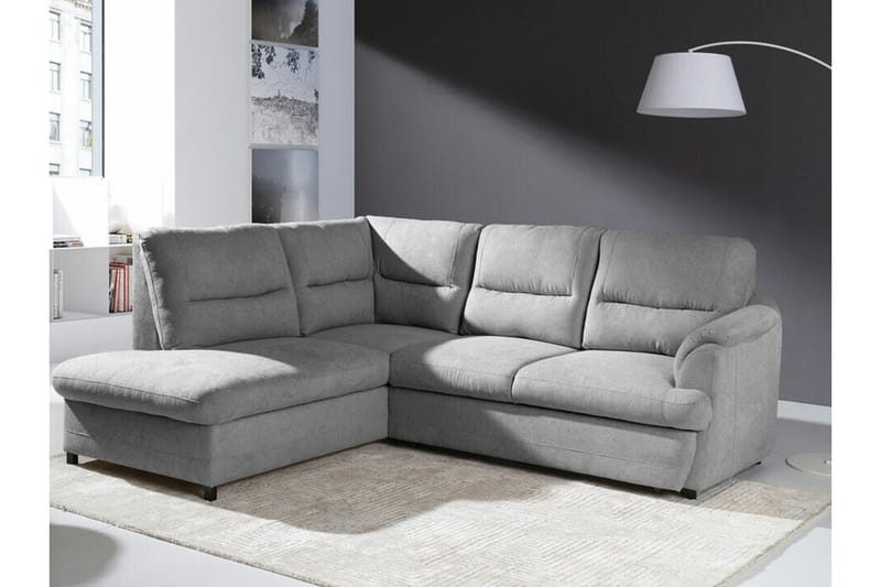 Graystone 3-sits Hörnbäddsoffa - Ljusgrå - Bäddsoffa - Hörnbäddsoffa