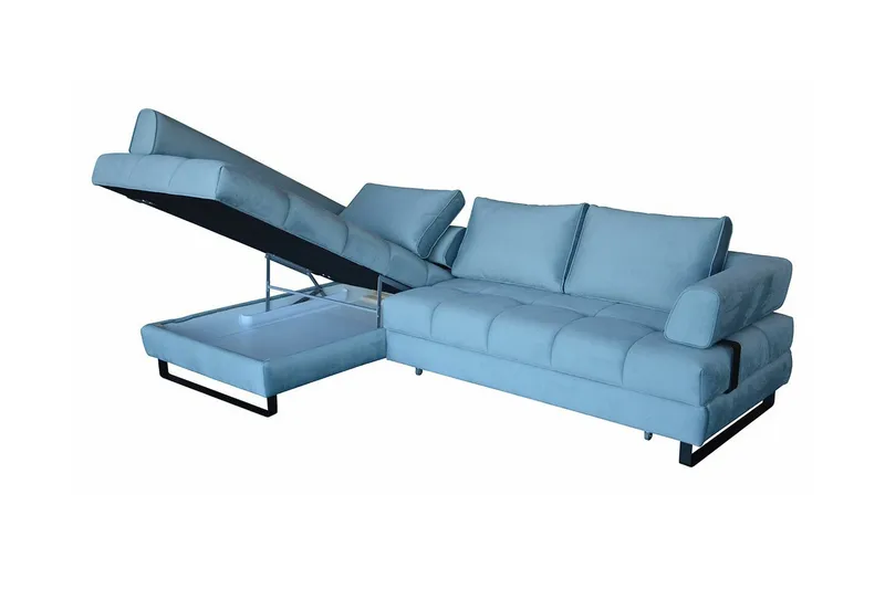 Graystone 3-sits Hörnbäddsoffa - Ljusgrå - Möbler - Soffa - Bäddsoffa