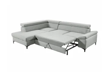 Graystone 3-sits Hörnbäddsoffa - Ljusgrå - Möbler - Soffa - Bäddsoffa