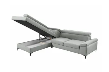Graystone 3-sits Hörnbäddsoffa - Mörkgrå - Möbler - Soffa - Bäddsoffa