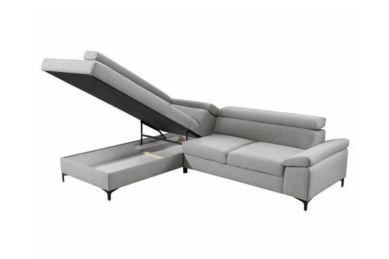 Graystone 3-sits Hörnbäddsoffa - Mörkgrå - Möbler - Soffa - Bäddsoffa