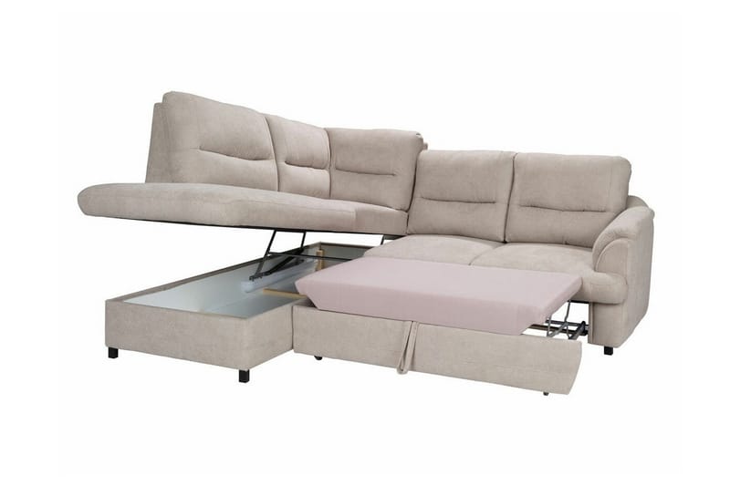 Graystone 3-sits Hörnbäddsoffa - Mörkgrå - Möbler - Soffa - Bäddsoffa