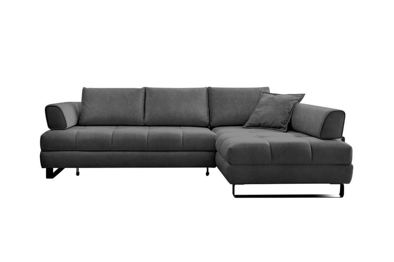 Graystone 3-sits Hörnbäddsoffa - Mörkgrå - Möbler - Soffa - Bäddsoffa