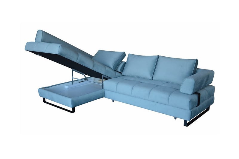 Graystone 3-sits Hörnbäddsoffa - Mörkgrå - Möbler - Soffa - Bäddsoffa