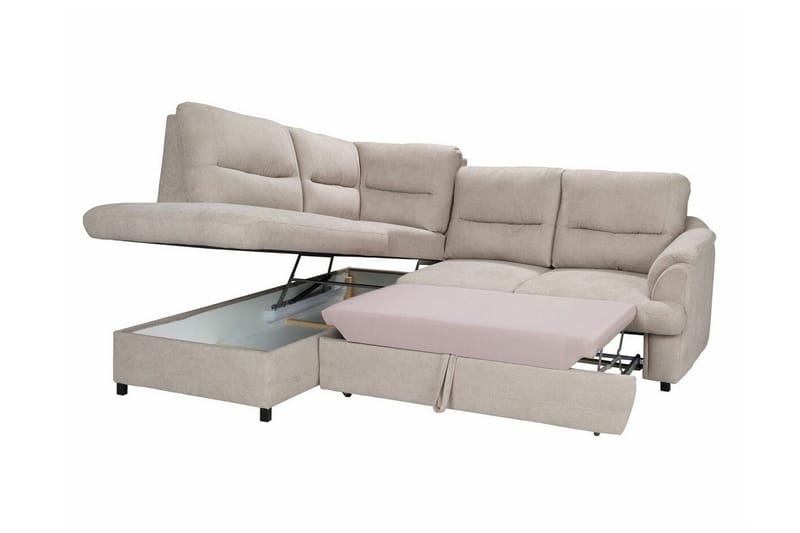 Graystone 3-sits Hörnbäddsoffa - Mörkgrå - Möbler - Soffa - Bäddsoffa