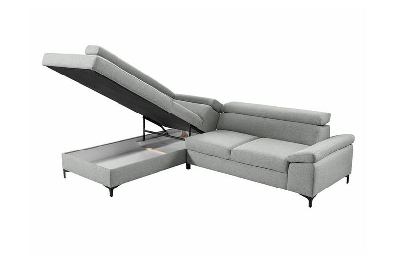Graystone 3-sits Hörnbäddsoffa - Mörkgrå - Möbler - Soffa - Bäddsoffa