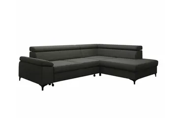Graystone 3-sits Hörnbäddsoffa - Mörkgrå - Möbler - Soffa - Bäddsoffa