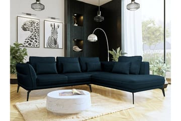 Graystone 4-sits Hörnbäddsoffa Dark blue - Möbler - Soffa - Divansoffor & schäslongsoffa - 4 sits soffa med divan