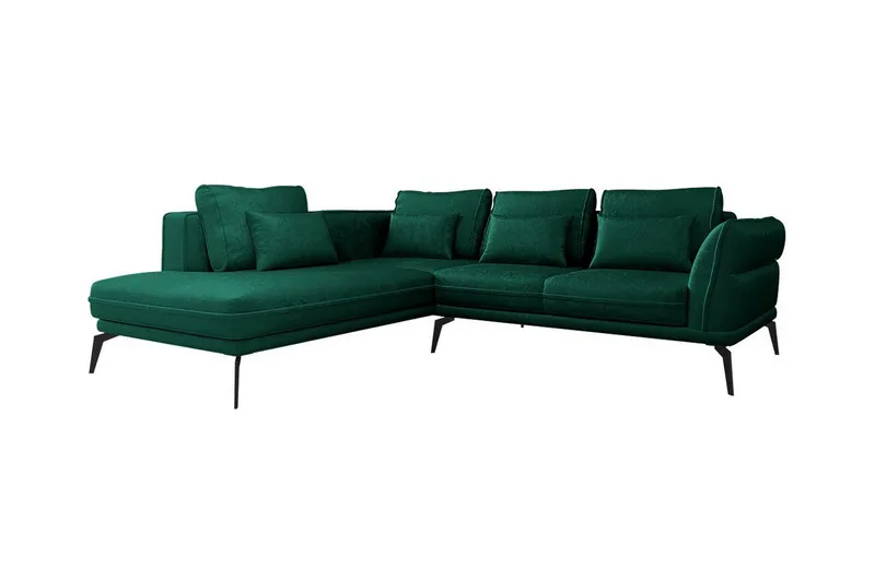 Graystone 4-sits Hörnbäddsoffa Dark green, undefined