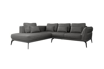 Graystone 4-sits Hörnbäddsoffa Dark grey - Möbler - Soffa - Divansoffor & schäslongsoffa - 4 sits soffa med divan