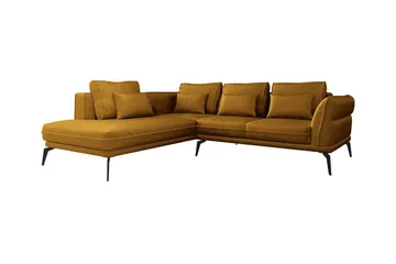 Graystone 4-sits Hörnbäddsoffa Dark yellow - Möbler - Soffa - Divansoffor & schäslongsoffa - 4 sits soffa med divan