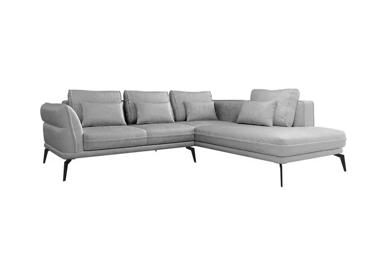 Graystone 4-sits Hörnbäddsoffa Light grey/Dark grey, undefined