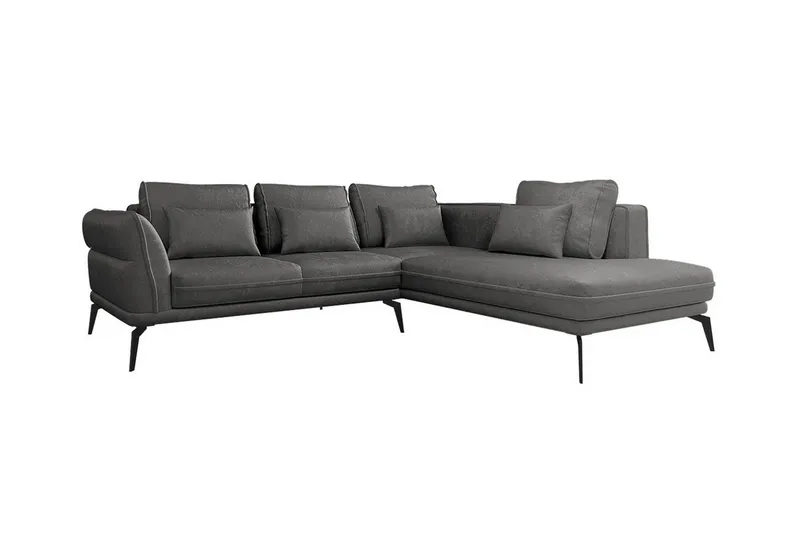 Graystone 4-sits Hörnbäddsoffa NO_BRAND Dark grey, undefined