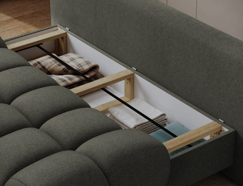 Guavio 2-sits Bubblig Bäddsoffa med förvaring - Xillar 100 - Möbler - Soffa - Bäddsoffa