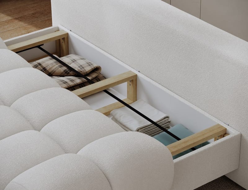 Guavio 2-sits Bubblig Bäddsoffa med förvaring - Paolli 01 - Möbler - Soffa - Bäddsoffa