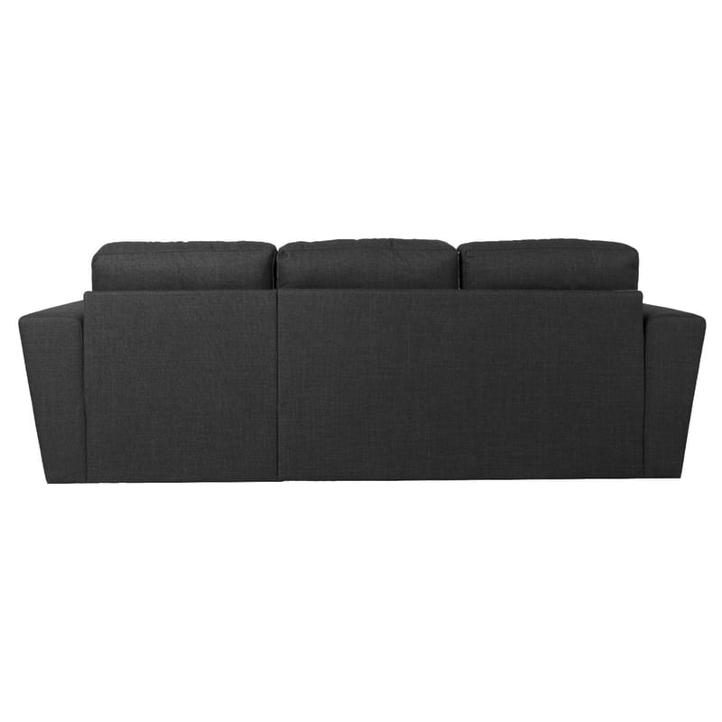Hörnbäddsoffa 3-sits Vändbar L-formad 150x196 cm med Förvaring i Tyg - Antracit - Möbler - Soffa - Bäddsoffa