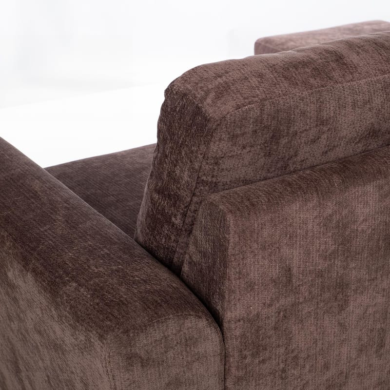 Hörnbäddsoffa Fenor - Brun - Möbler - Soffa - Bäddsoffa