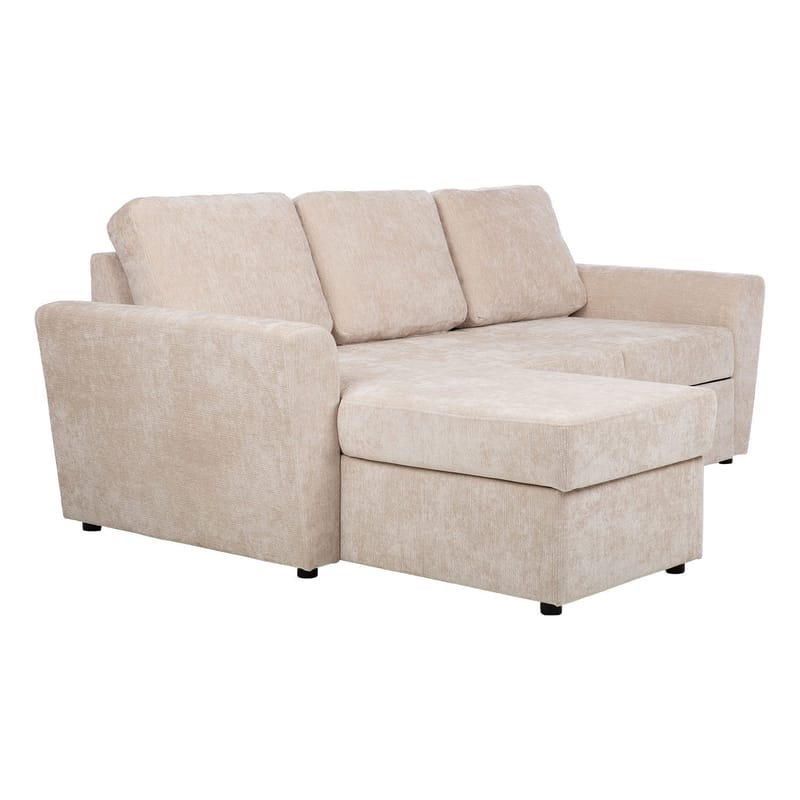 Hörnbäddsoffa Fenor - ljusbeige - Möbler - Soffa - Bäddsoffa