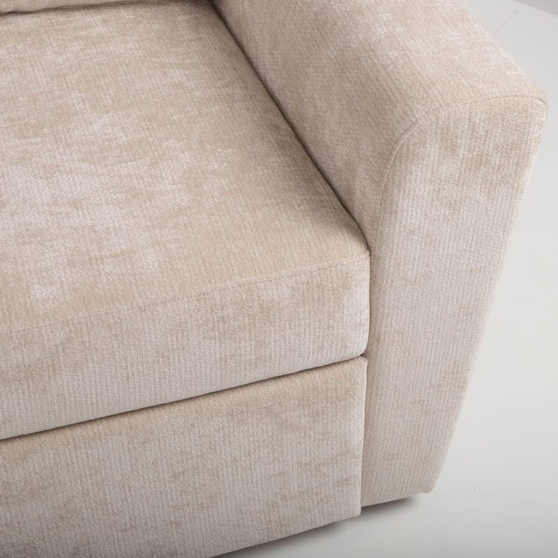 Hörnbäddsoffa Fenor - ljusbeige - Möbler - Soffa - Bäddsoffa