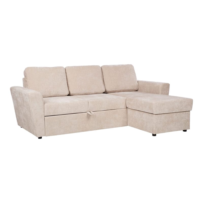 Hörnbäddsoffa Fenor, ljusbeige