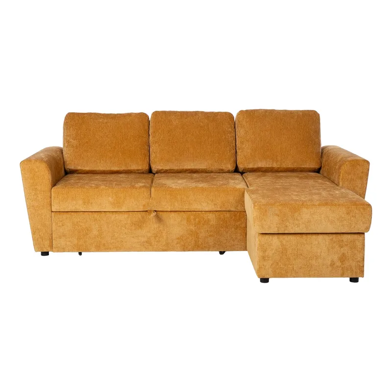 Hörnbäddsoffa Fenor - Ljusgul - Möbler - Soffa - Bäddsoffa