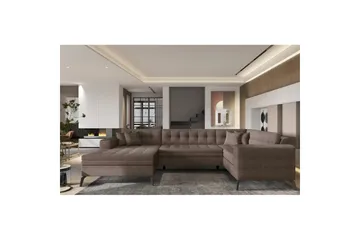 Hörnsoffa Eltap Montez 340x180x93 cm